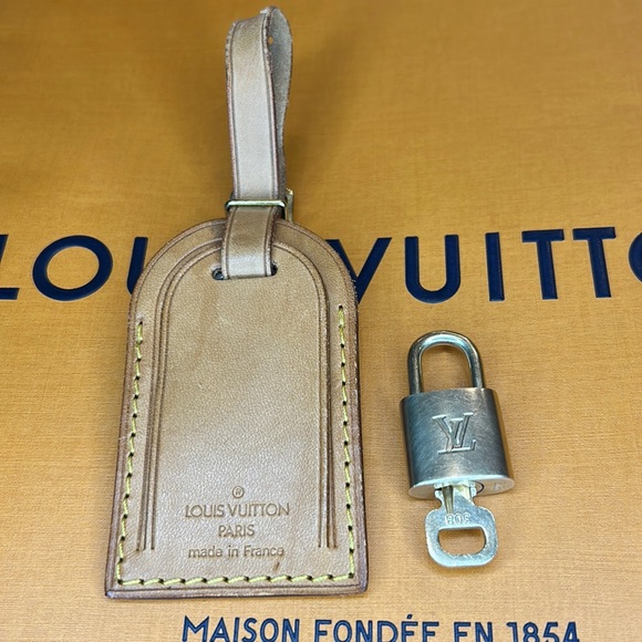 Louis Vuitton Accessories Louis Vuitton Bundle Of Bag Tag And Lock